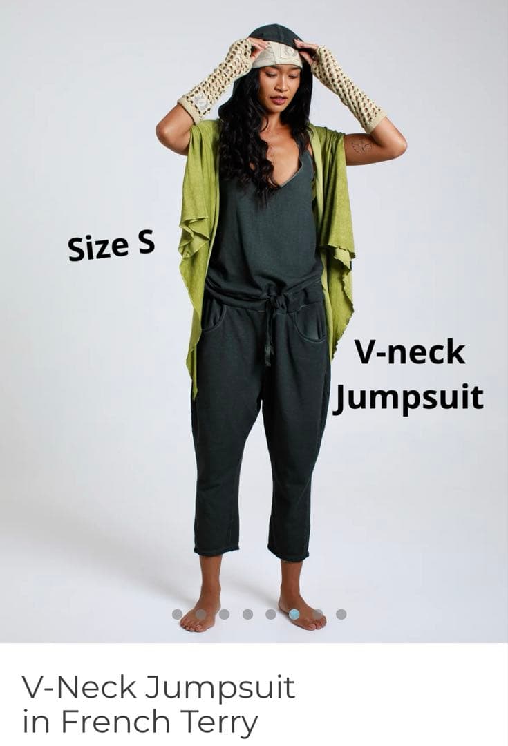 その他 SALSATION JUMPSUIT Size S SALSATION☆サルセーション V-Neck Jumpsuit -DG Sの通販はau PAY