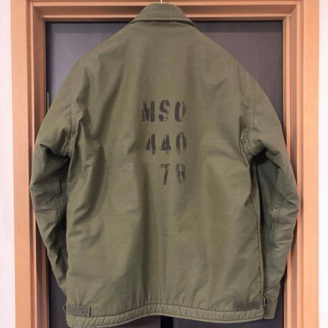 69s ビンテージ A-2デッキジャケット U.S.N 極上ステンシル - メルカリ