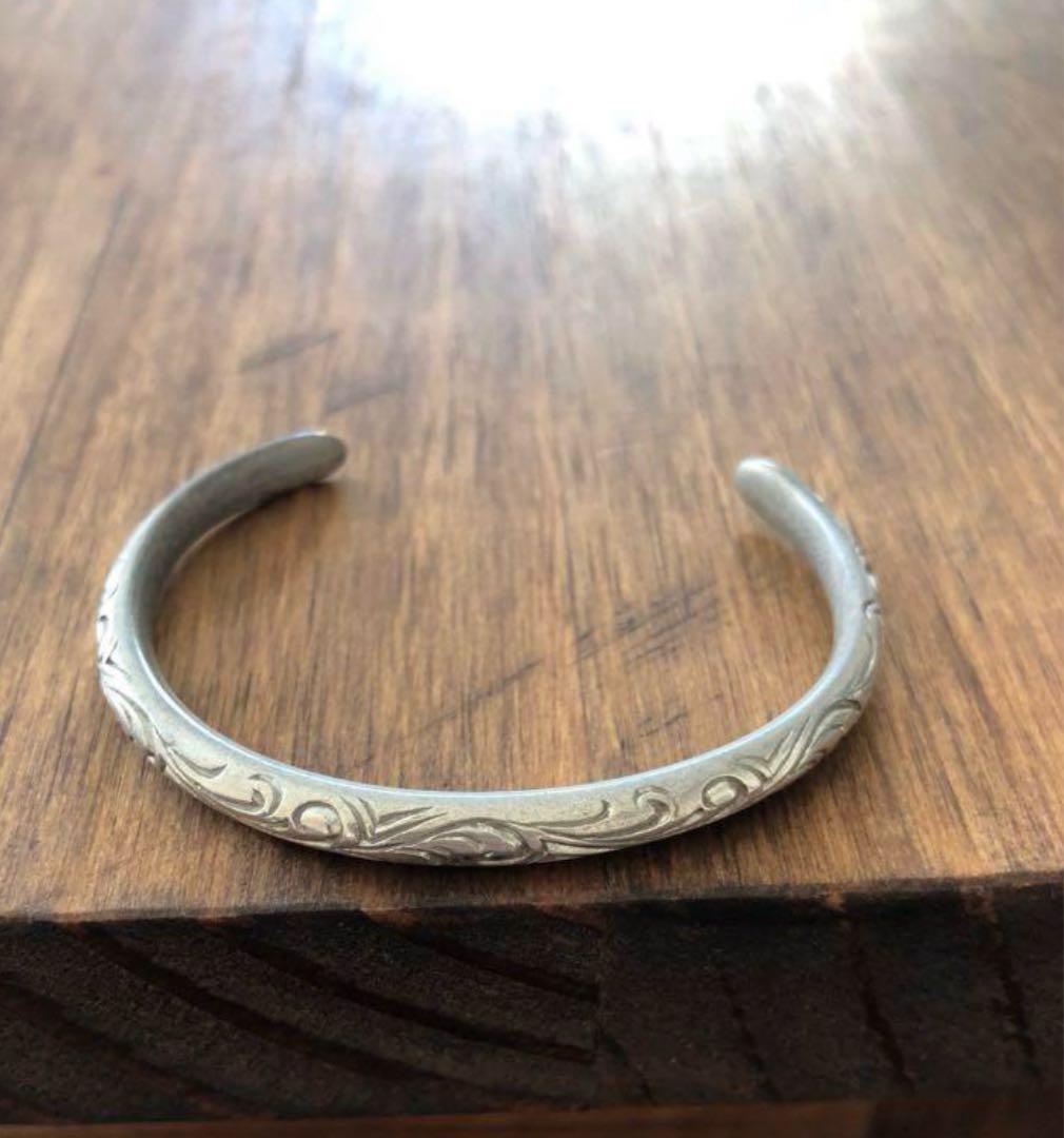 シルバーバングル　ビンテージ 80s ナバホ Vintage Indian Jewelry（ヴィンテージ インディアン ジュエリー