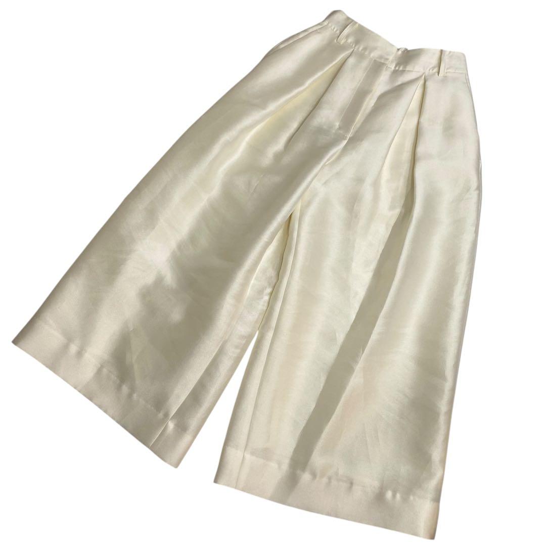 Heve ヘイブ　シアーサテンガウチョPT Sheer Satin Gaucho PT peach | HEVE