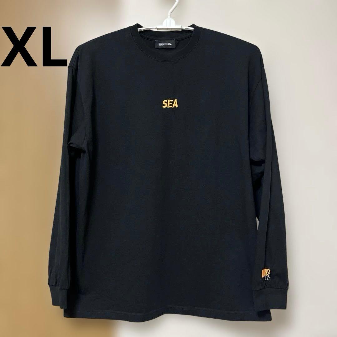 WIND AND SEA ロンT ウィンダンシー ブラック XL - メルカリ