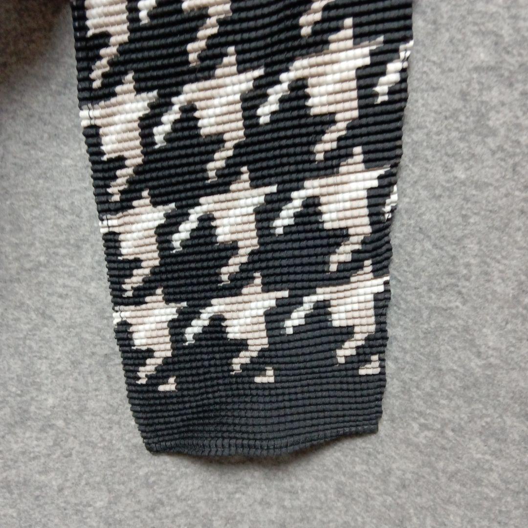 ☆イッセイ・ミヤケ【me 】ハウンドトゥース柄 タートルネック