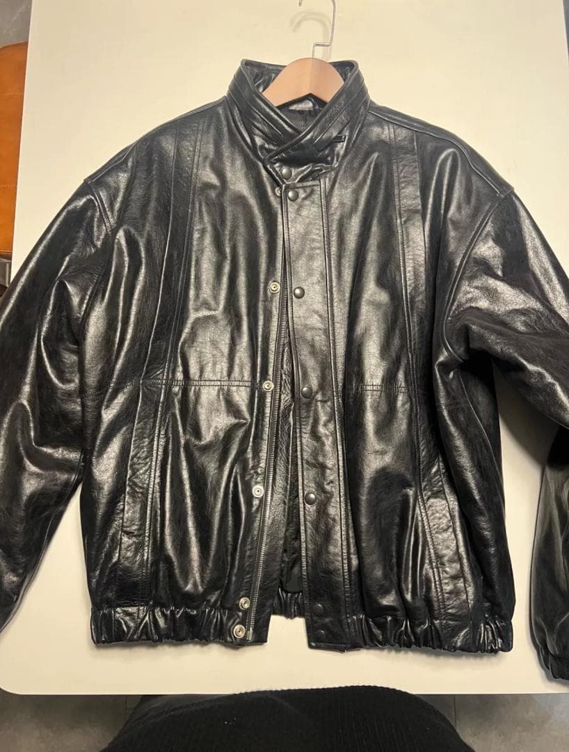 Lemaire blouson leather jacket 22FW