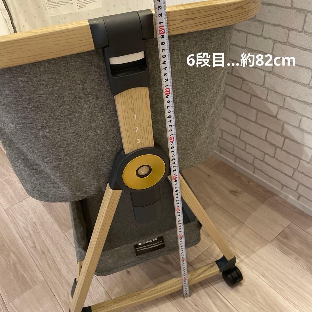 HZDMJ グレー ベビーベッド 収納バッグ付き - メルカリ