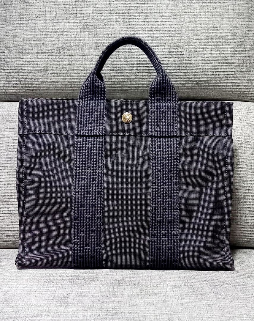 【美品】エルメス HERMES エールライン トートバックPM エルメス(HERMES)エルメス エールラインPM トートバッグ バッグ