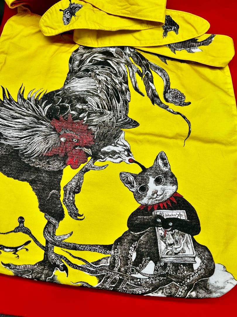 ヒグチユウコ❣️GUSTAVE 若冲雄鶏図バッグ - メルカリ