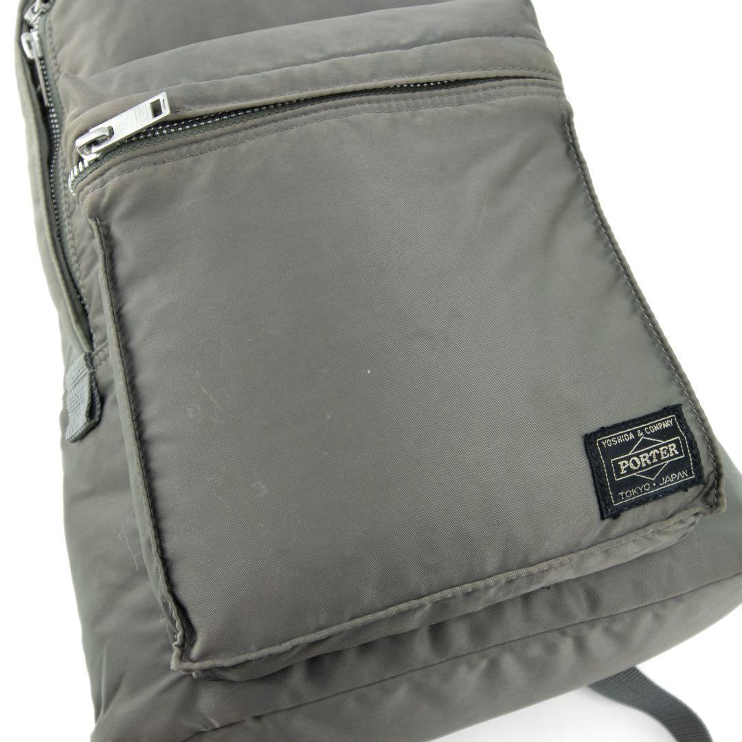 A088【近年モデル】ポーター／タンカー リュック デイパック シルバー