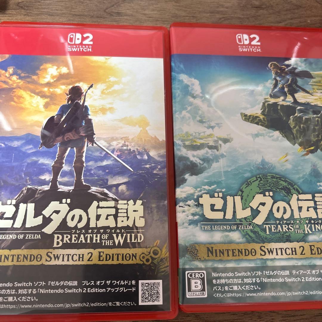 Switch2 ゼルダの伝説 ブレワイ ティアキン セット ソフト - メルカリ