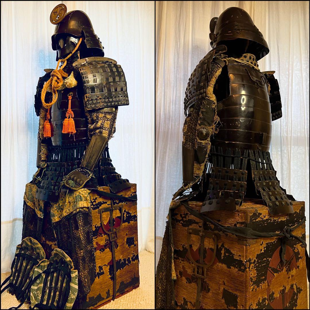 本歌】江戸初期 日本 甲冑 （等身大）鎧 一式『在銘あり』 - メルカリ