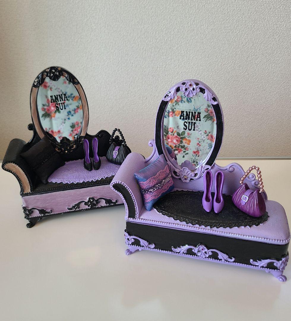 レア　ANNA SUI 　アクセサリーケース　 ソファ型　ドレッサー型 ANNA SUI - アナスイドレッサー型ジュエリーケース 未使用品の通販 by