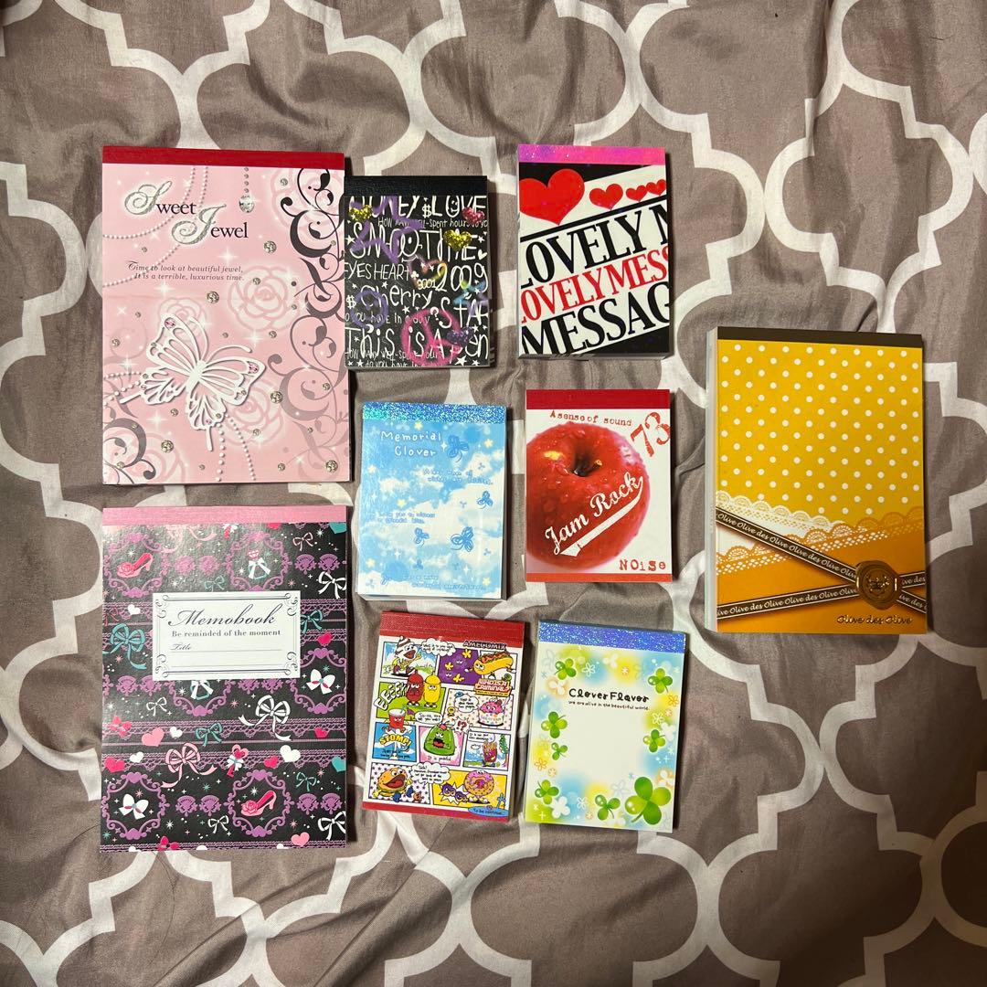 平成レトロ 可愛いデザイン メモ帳 9冊セット - メルカリ