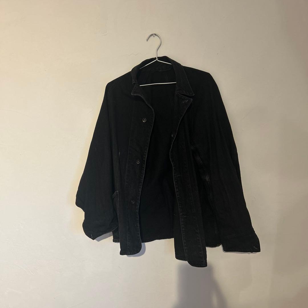 comoliブラック デニムジャケット2 - メルカリ