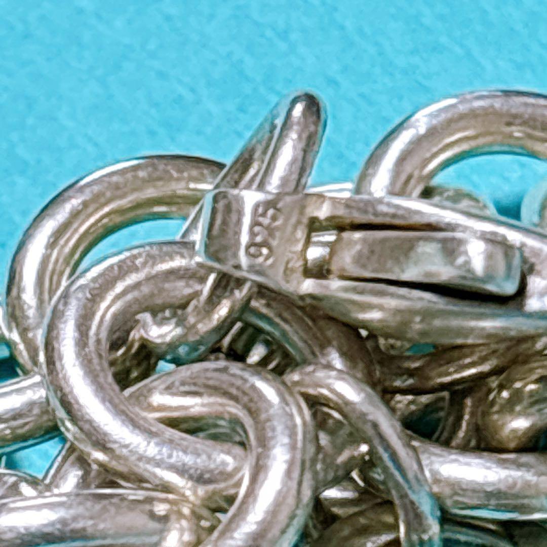 【美品】19.3cm ティファニー ハートタグ ブレスレット SV925