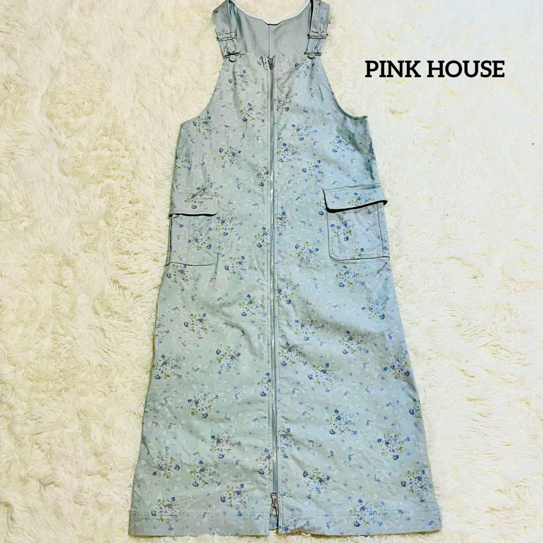 ピンクハウス サロペット ジャンパースカート オーバーオール 春 花柄
