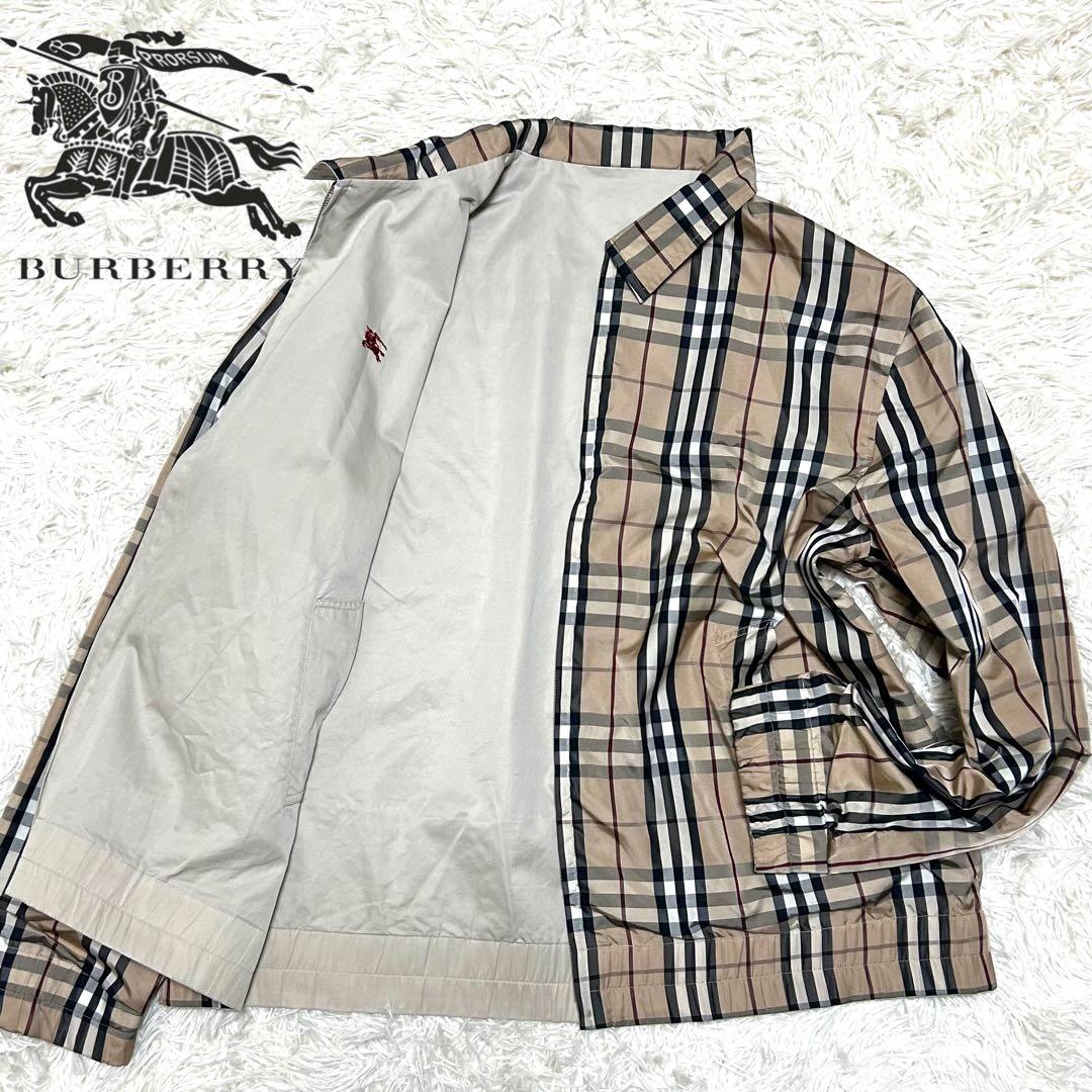 バーバリーロンドンスイングトップ リバーシブルノバチェック