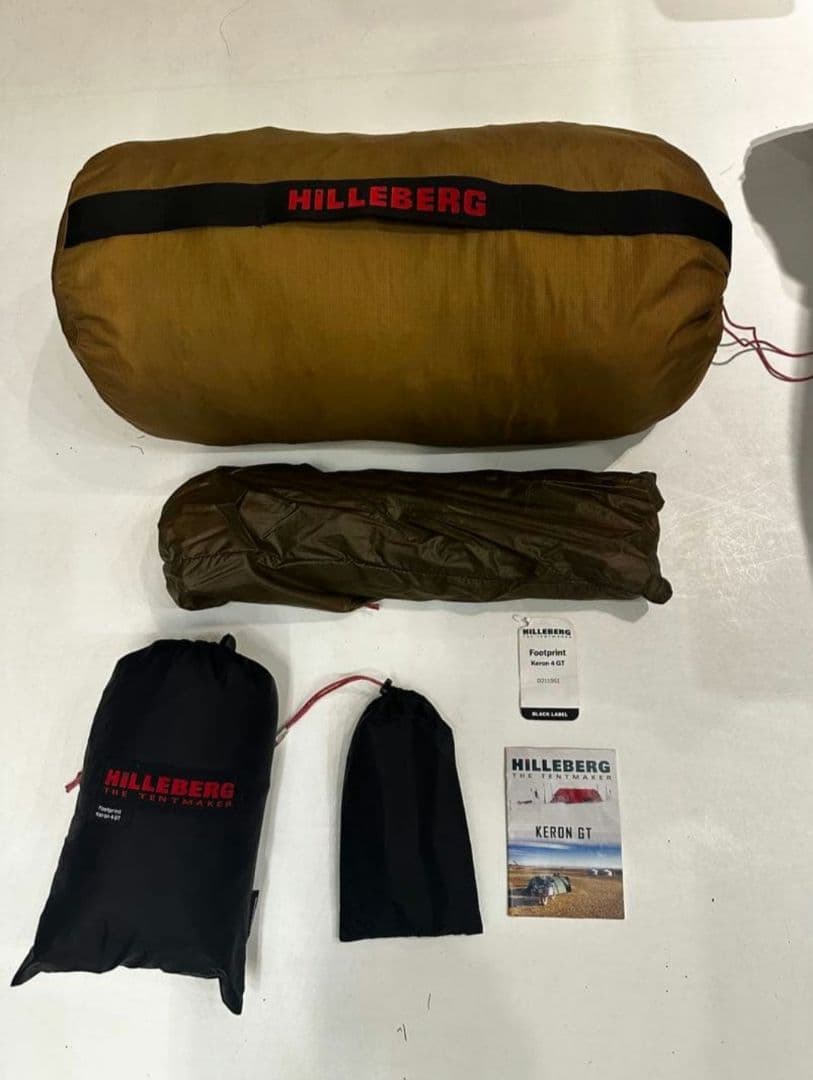 美品 ヒルバーグ ケロン4gt サンド 純正フットプリント セット - メルカリ