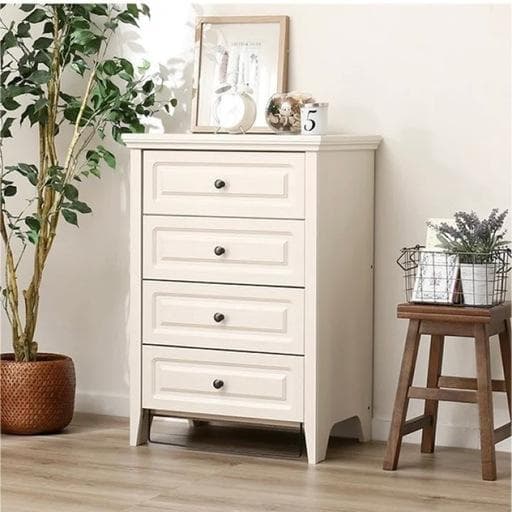 送料込 NITORI オフホワイト木製4段チェスト 美品 送料込 NITORI オフホワイト木製4段チェスト 美品 送料込 NITORI オフ