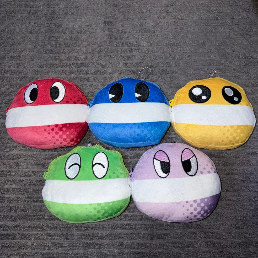全5種セット】pop'n music ポップ君 ぬいぐるみパスケース - メルカリ