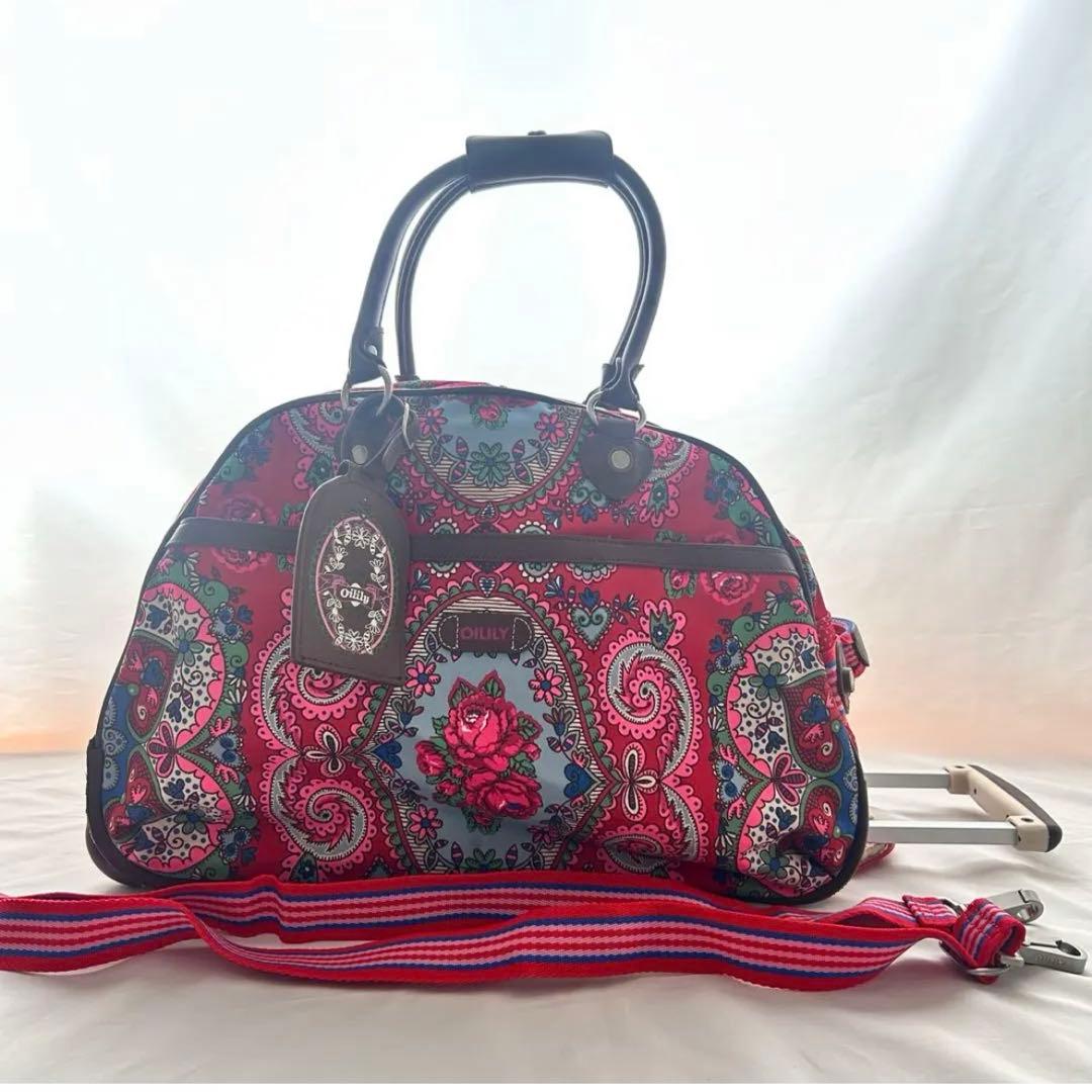 ⚠︎3/18迄★OILILY★オイリリー トラベル バッグ キャリーバッグ 花柄 オイリリー（OILILY） 【正規品 オイリリー】ブランド トラベル 機内