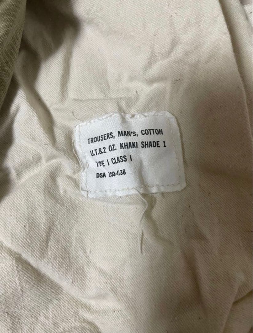 60年代 vintage U.S.ARMY チノトラウザーズ アメリカ製