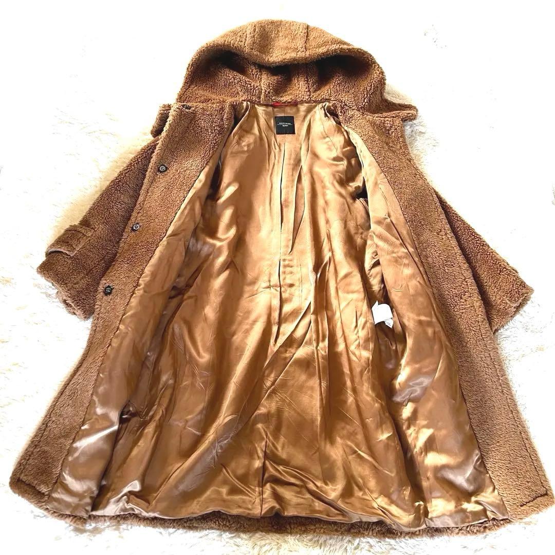 最終価格】マックスマーラ ウィークエンド テディベアコート フード付