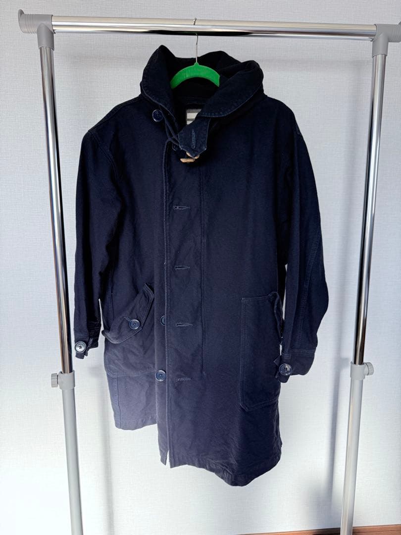 ネイビー フード付きモッズコートMOMOTAROJEANS桃太郎ジーンズコート 大人気のモッズコートが、新色を加えて再登場！｜MOMOTARO JEANS