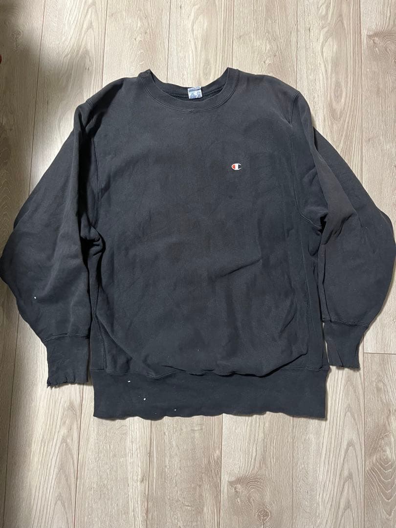 雰囲気抜群!90sビンテージチャンピオン ブラックソリッド XL 目つき USA 楽天市場】USA製 90s Champion R/W Sweat Hoodie 黒 L 刺繍タグ