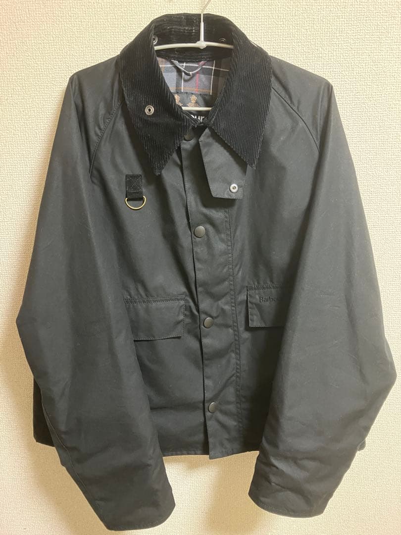 Barbour Spey Wax Short JKT BLK サイズL SPEY / スペイ】ワックス ショート ジャケット（ユニセックス