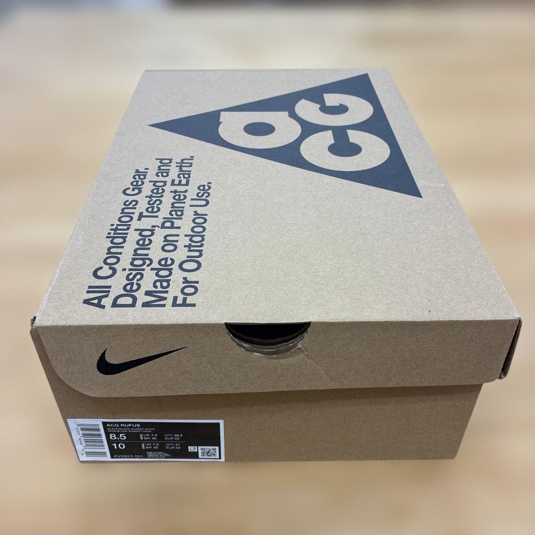 靴 NIKE ACG RUFUS BLACK 26.5cm
