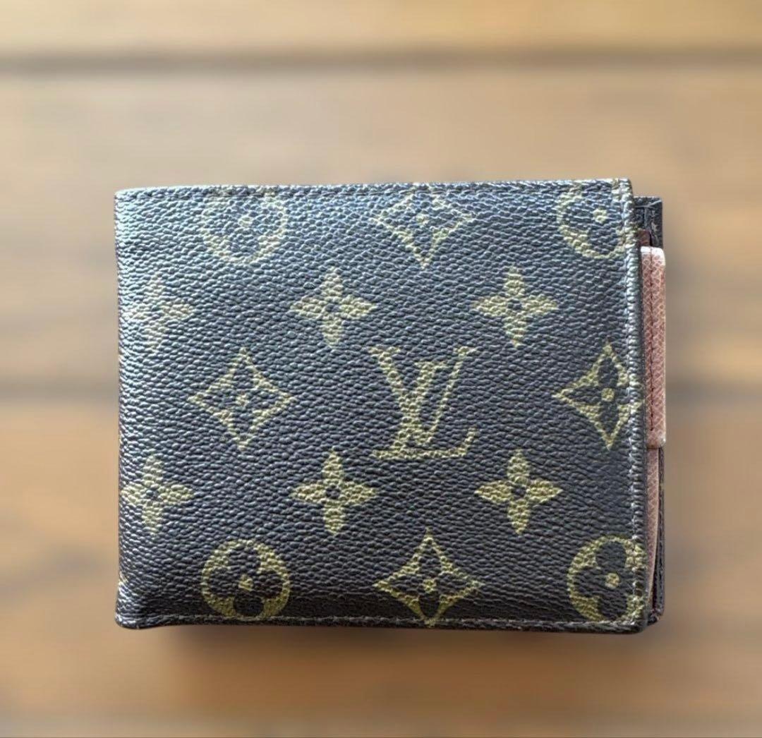 値下げ】Louis Vuitton 二つ折り財布 - メルカリ