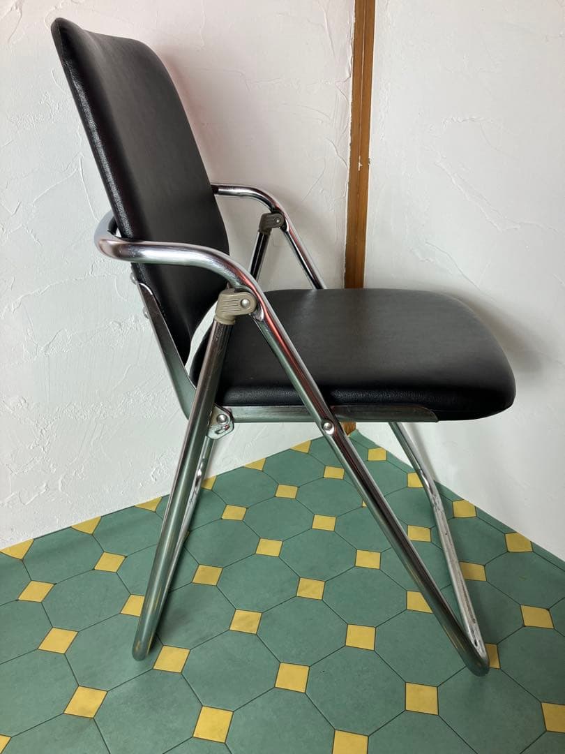 はま　2脚セット　イス　パイプ椅子　アイアン　ミーティング　チェア　③ 送料無料 折りたたみ パイプ椅子 18脚セット 会議用 ミーティング