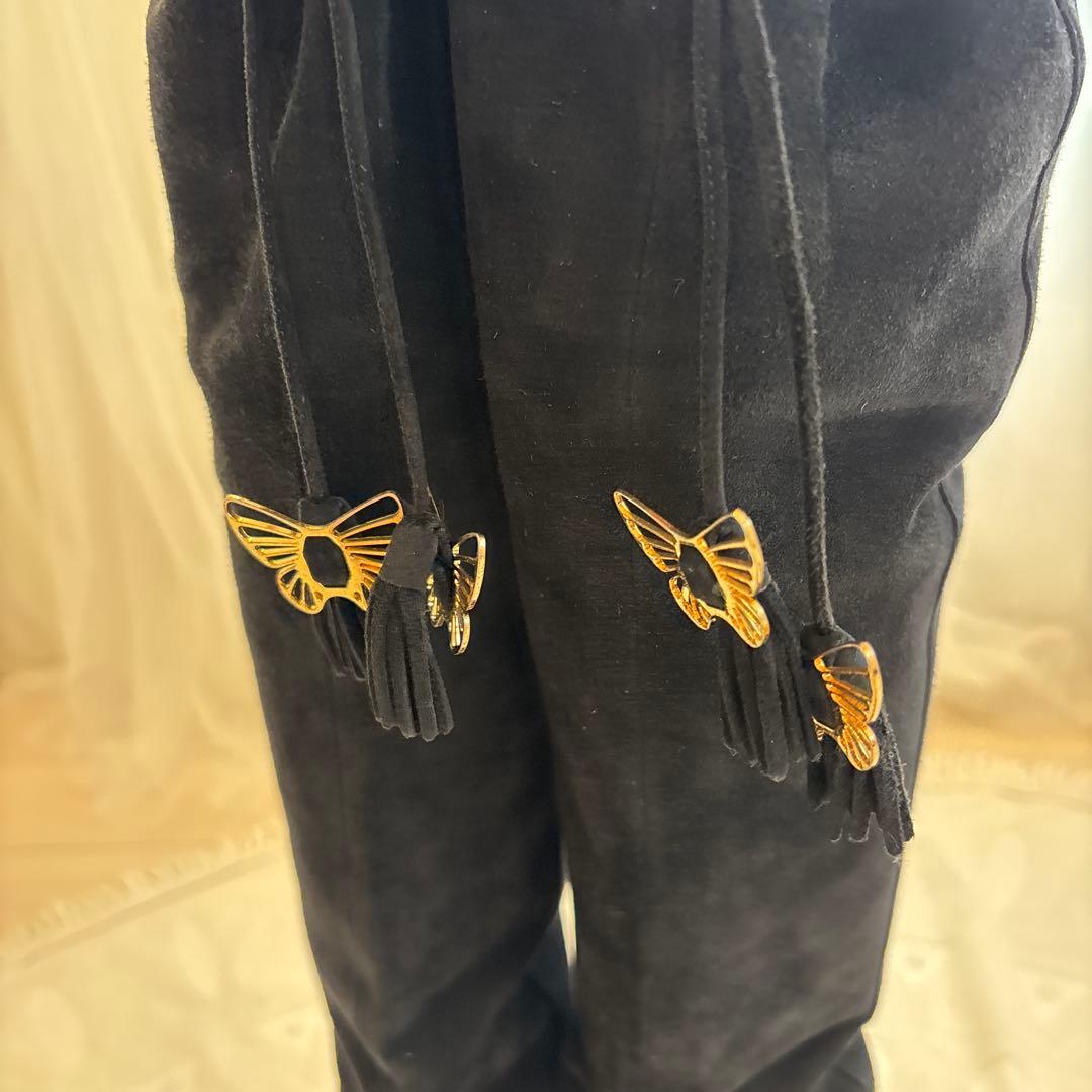 ⭐︎ジュゼッペ ザノッティ 蝶モチーフ ニーハイブーツ 36 ⭐︎