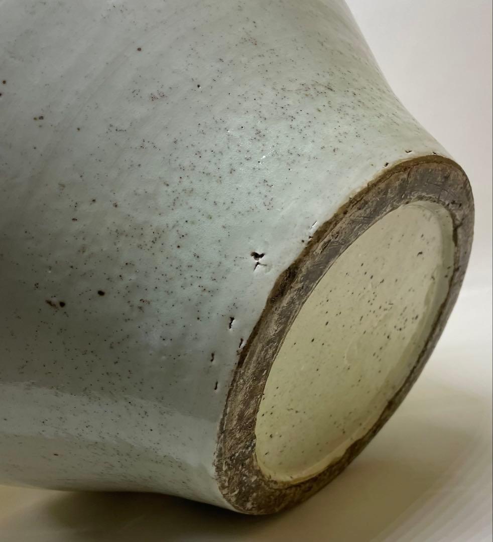 李朝 韓国美術 染付 壺 T.y312