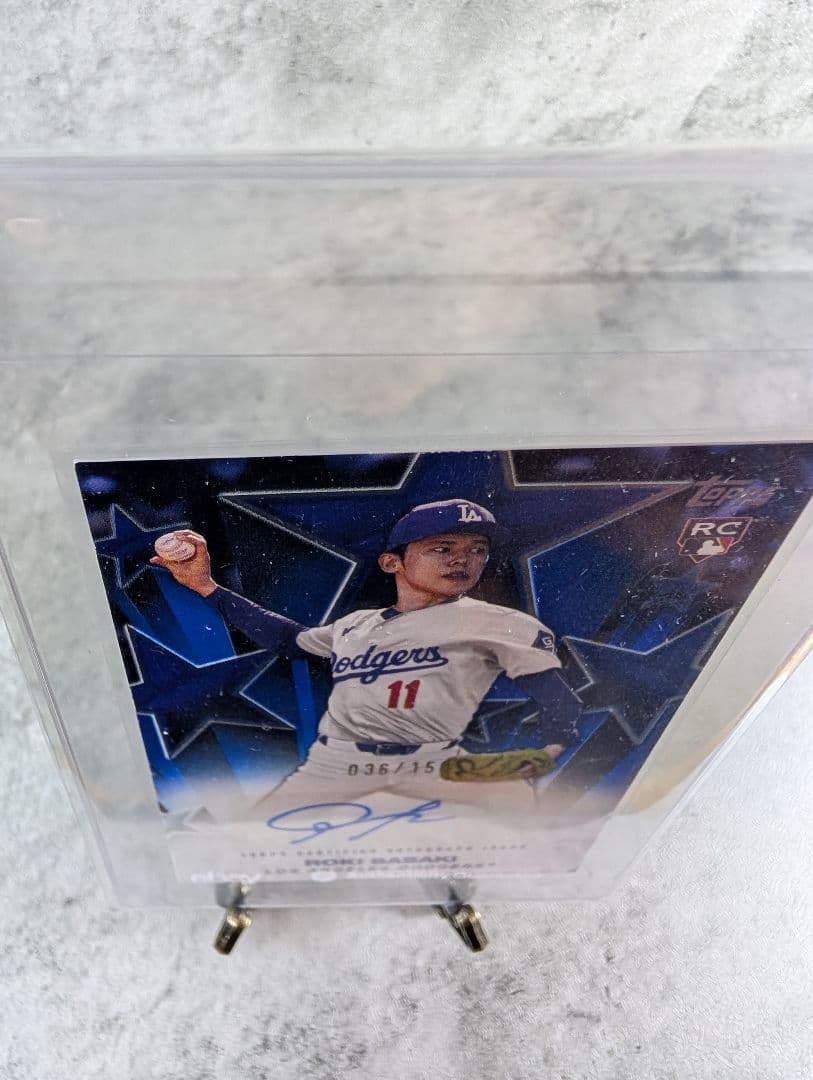 150枚限定】佐々木朗希 直筆サイン 2025 Topps RC ドジャース - メルカリ