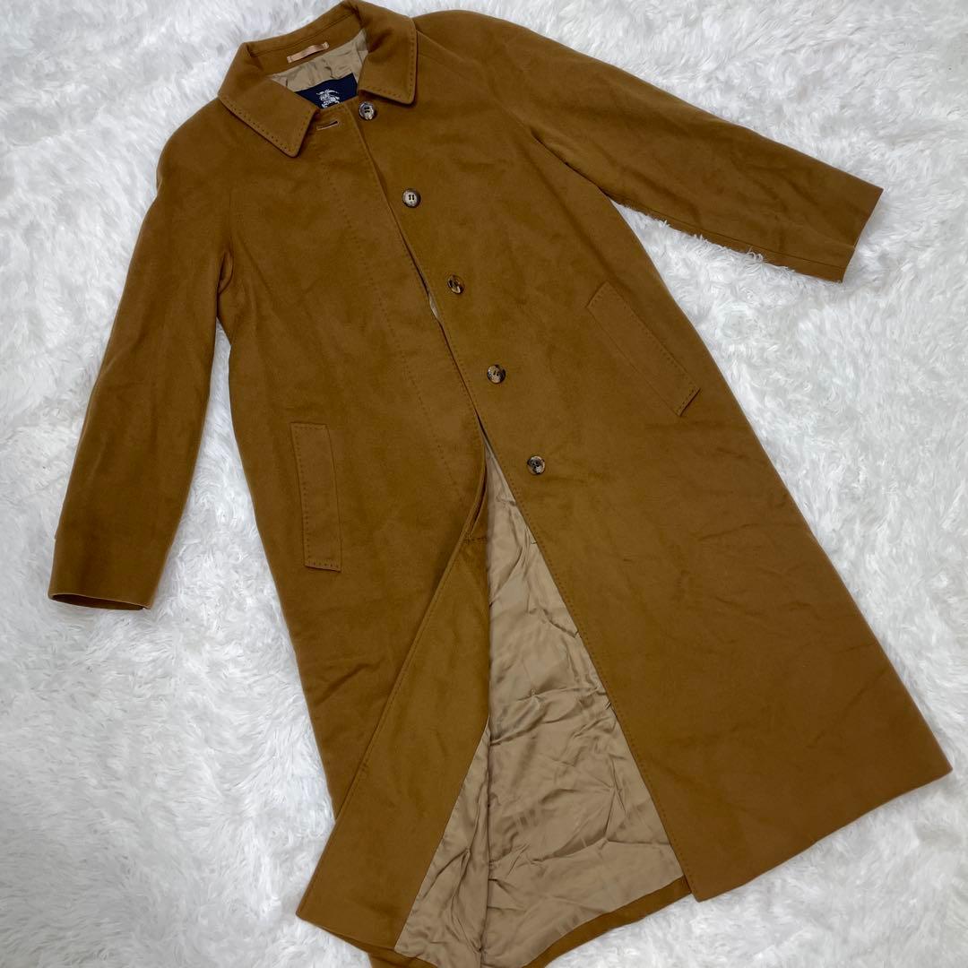バーバリーロンドン カシミヤ100% ブラウン ロングコート アウター 38 BURBERRY（バーバリー） 8040947 ブラウン カシミヤ100% コート