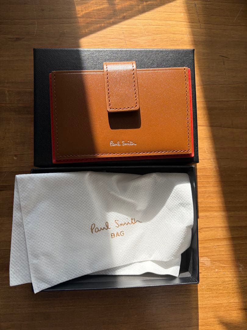 Paul Smith ブラウン名刺入れ - メルカリ