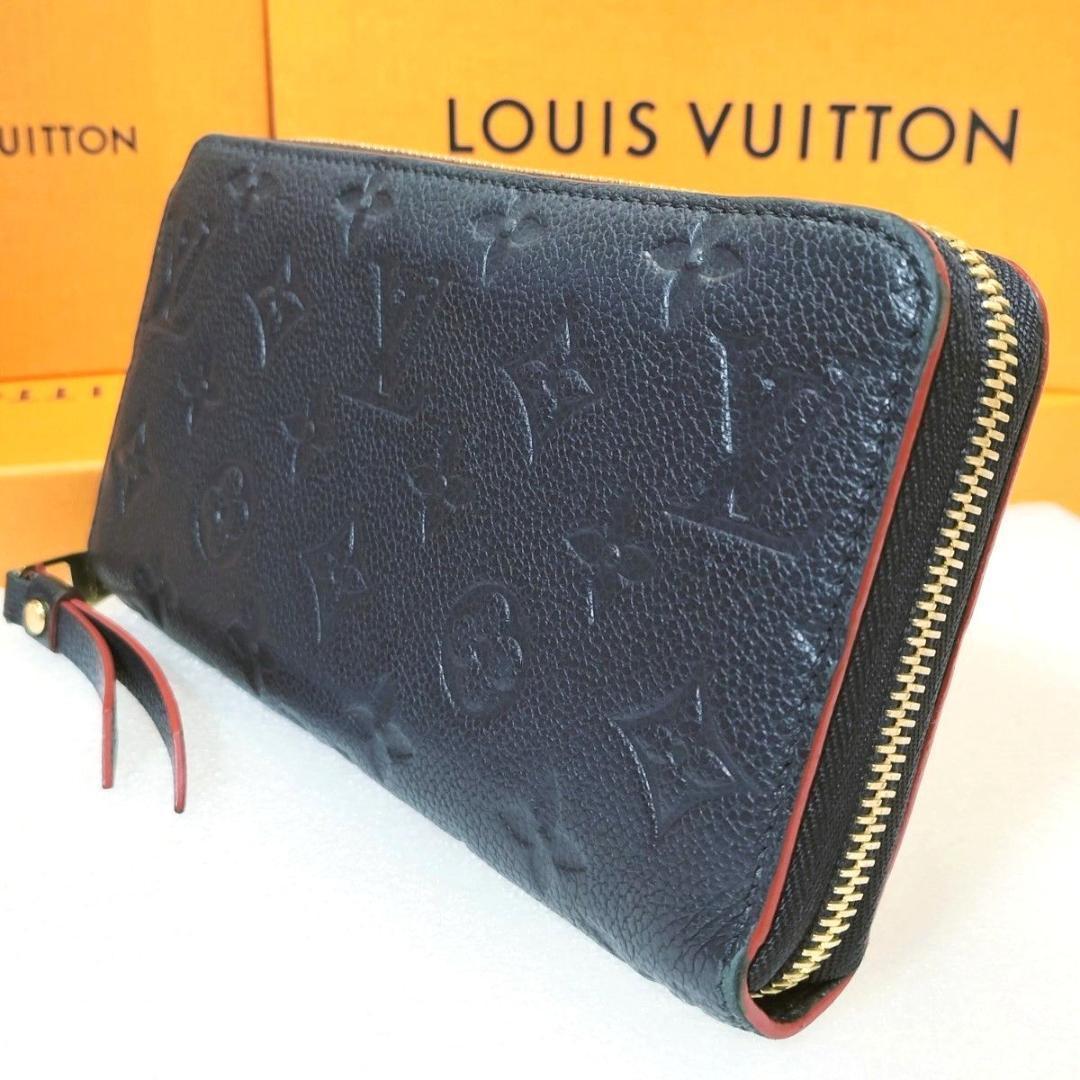 ジッピーウォレット ルイヴィトン モノグラム アンプラント マリーヌ