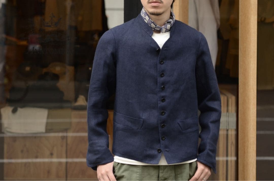 ANATOMICA DOLMAN JACKET COTTON LINEN - メルカリ