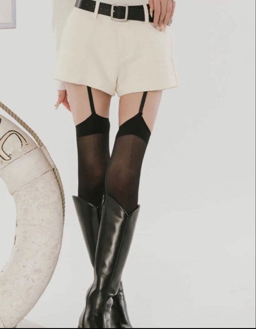 Darich ダーリッチ ボンディングツイードショートパンツ アイボリーS