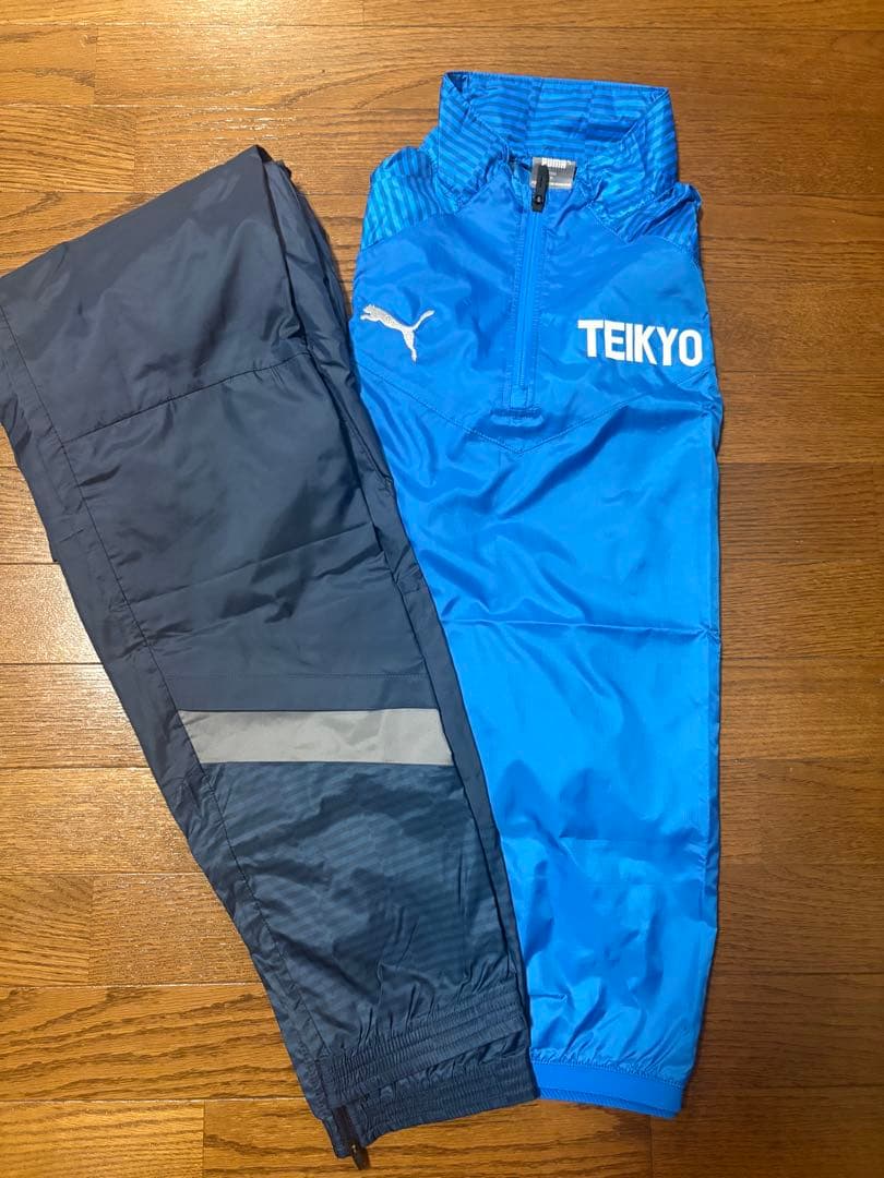 帝京高校サッカー部 ピステ上下 別注タグ 帝京高校 サッカー部 ピステ ウインドブレーカー 名門 帝京魂