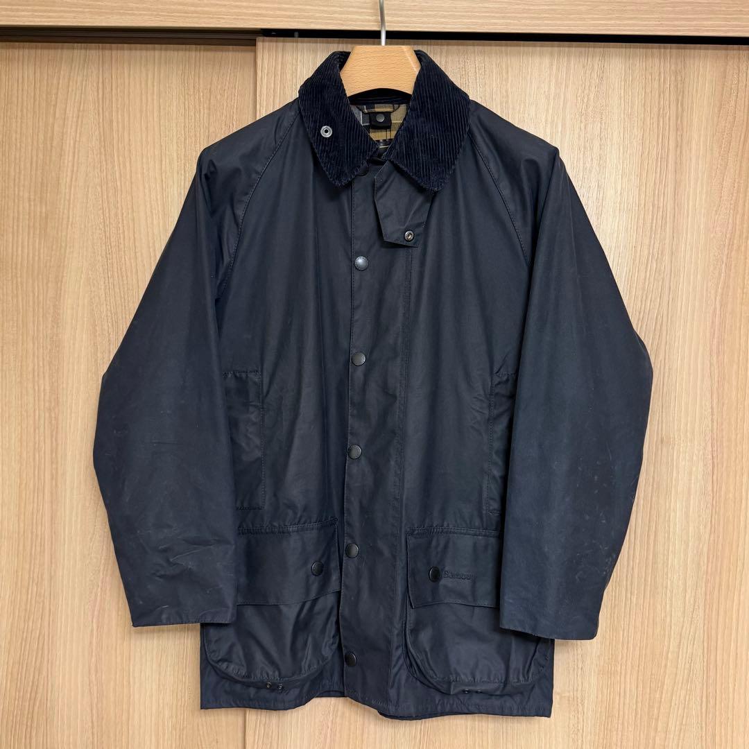 Barbour Beaufort ネイビー サイズ34 ビューフォート レギュラーモデルの34サイズ感は？167cm 60kgの着用