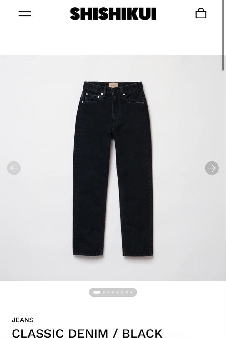 THE SHISHIKUI CLASSIC DENIM ブラック サイズ28 - メルカリ