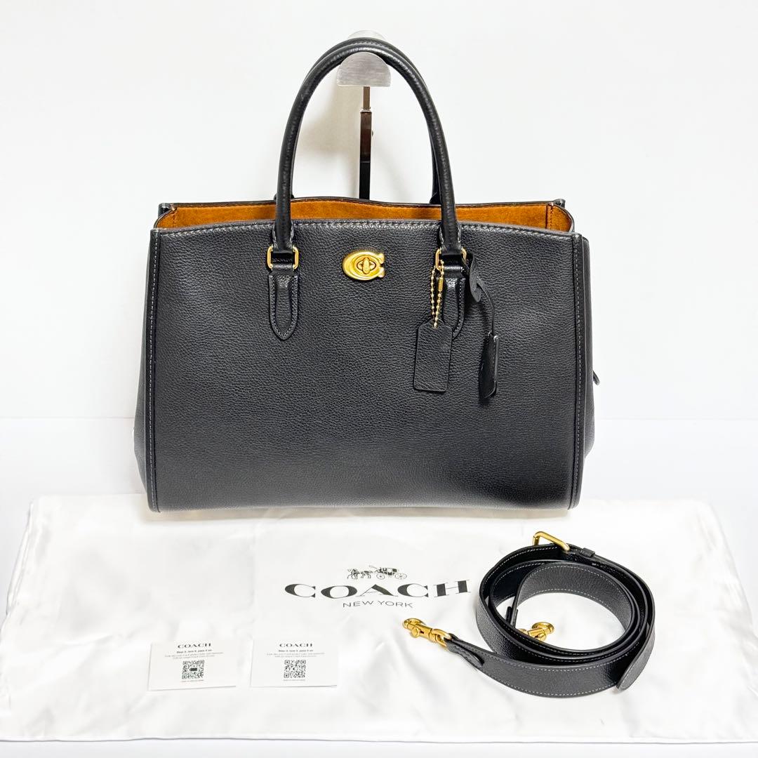COACH コーチ ブルックキャリーオール ショルダー 2way ブラック