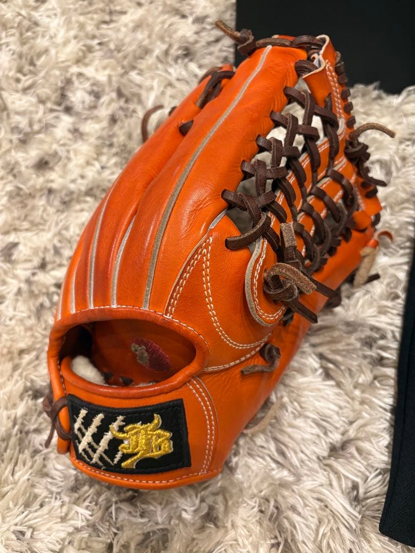 硬式野球グローブ 和牛JB 外野用　JB-008 WAGYU JB(和牛JB)グラブ/【JB-008】/硬式用/外野手用/型付け可能/高校