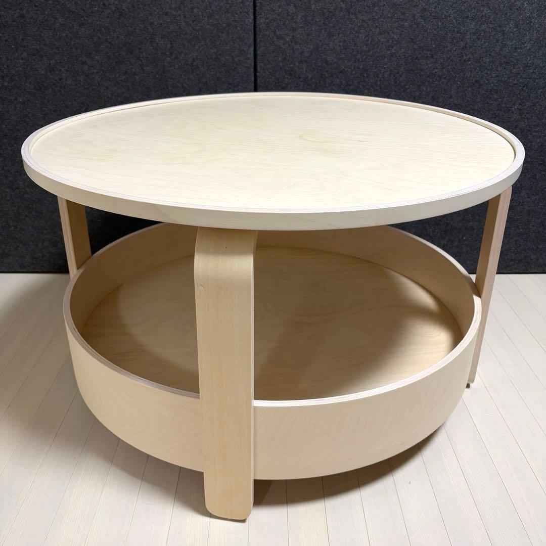 IKEA BORGEBY ボルゲビー コーヒーテーブル バーチ材 丸テーブル