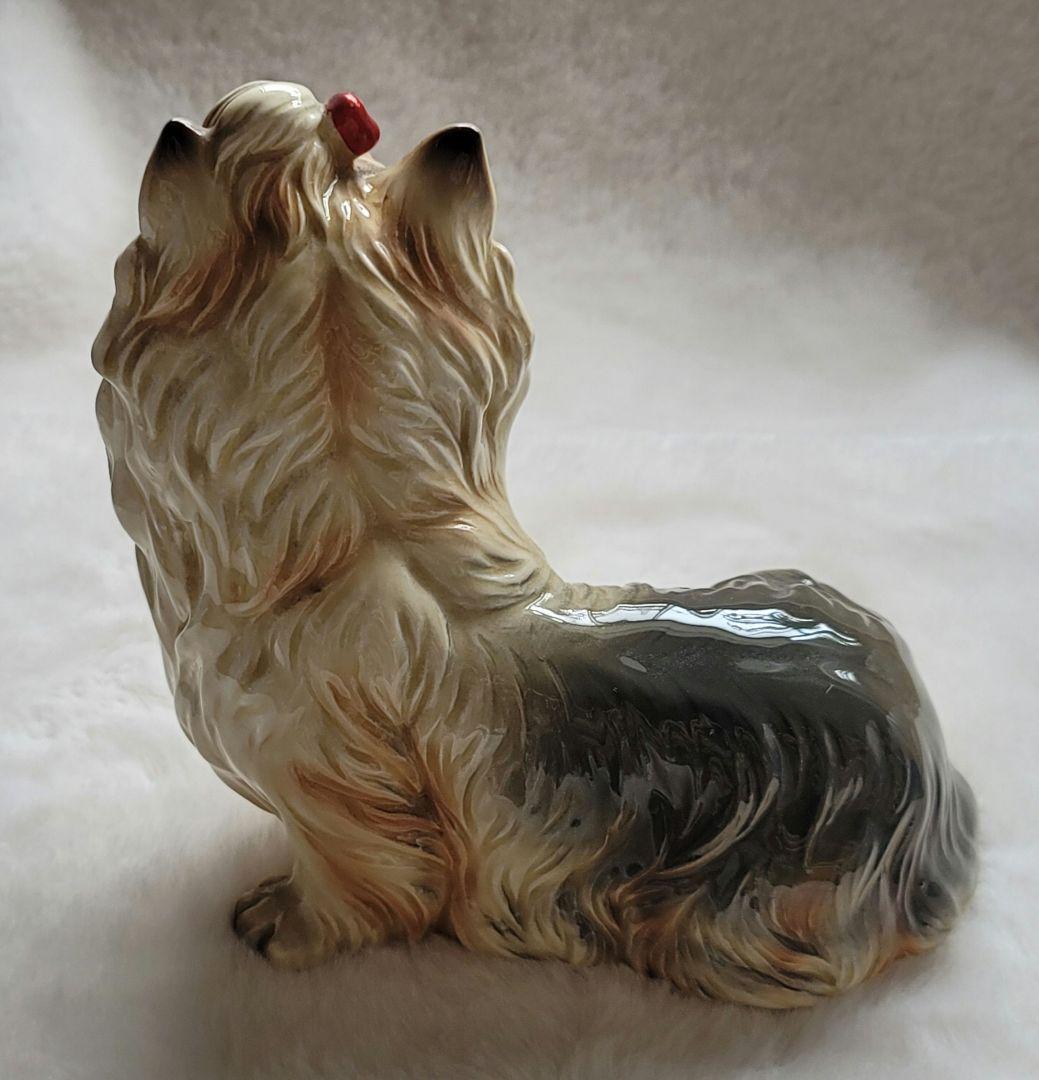 加藤工芸 ヨークシャーテリア 陶器 置物 可愛い ビンテージ 犬 - メルカリ