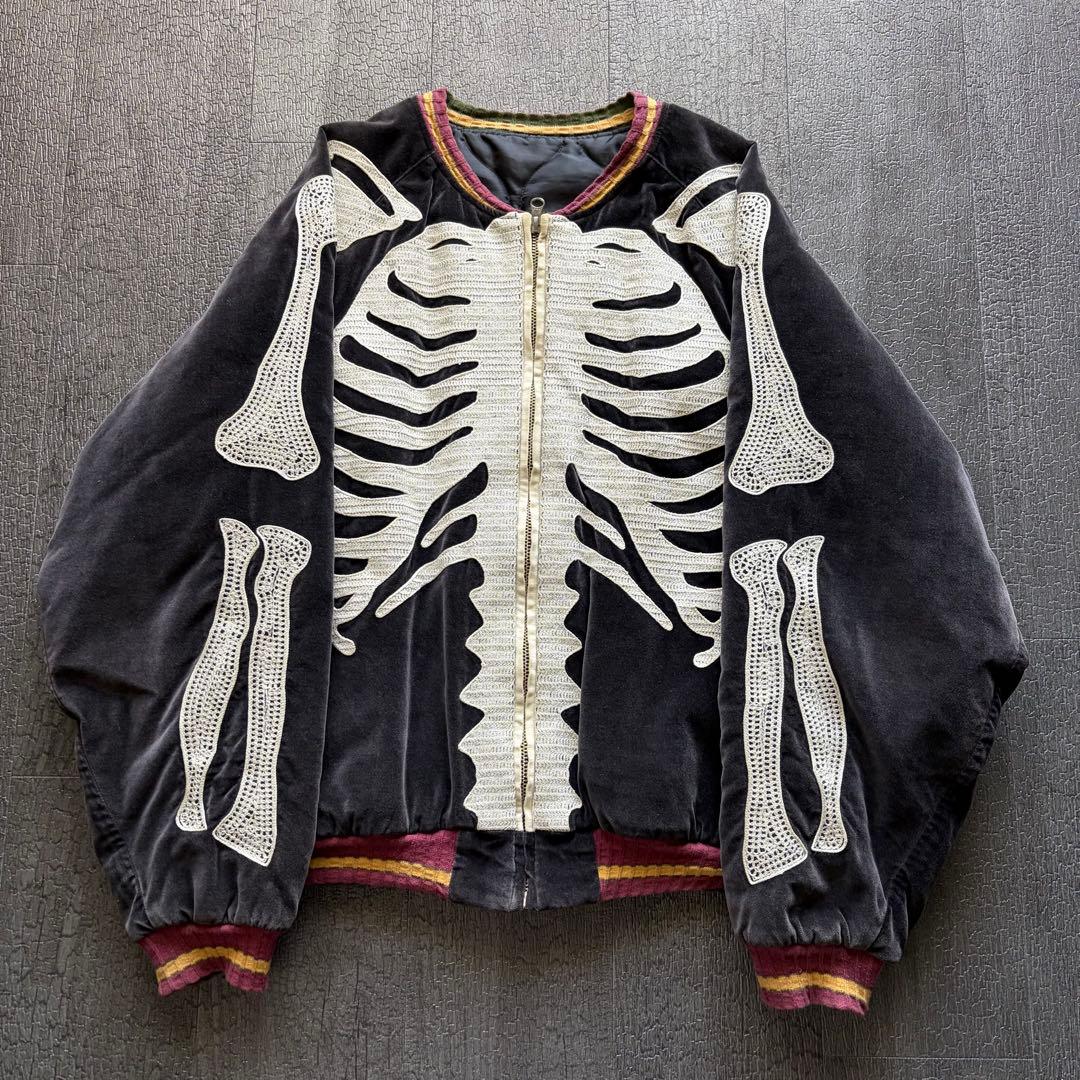 本物] Kapital bone スーベニア ジャケット ボーン 骨 ベロア - メルカリ