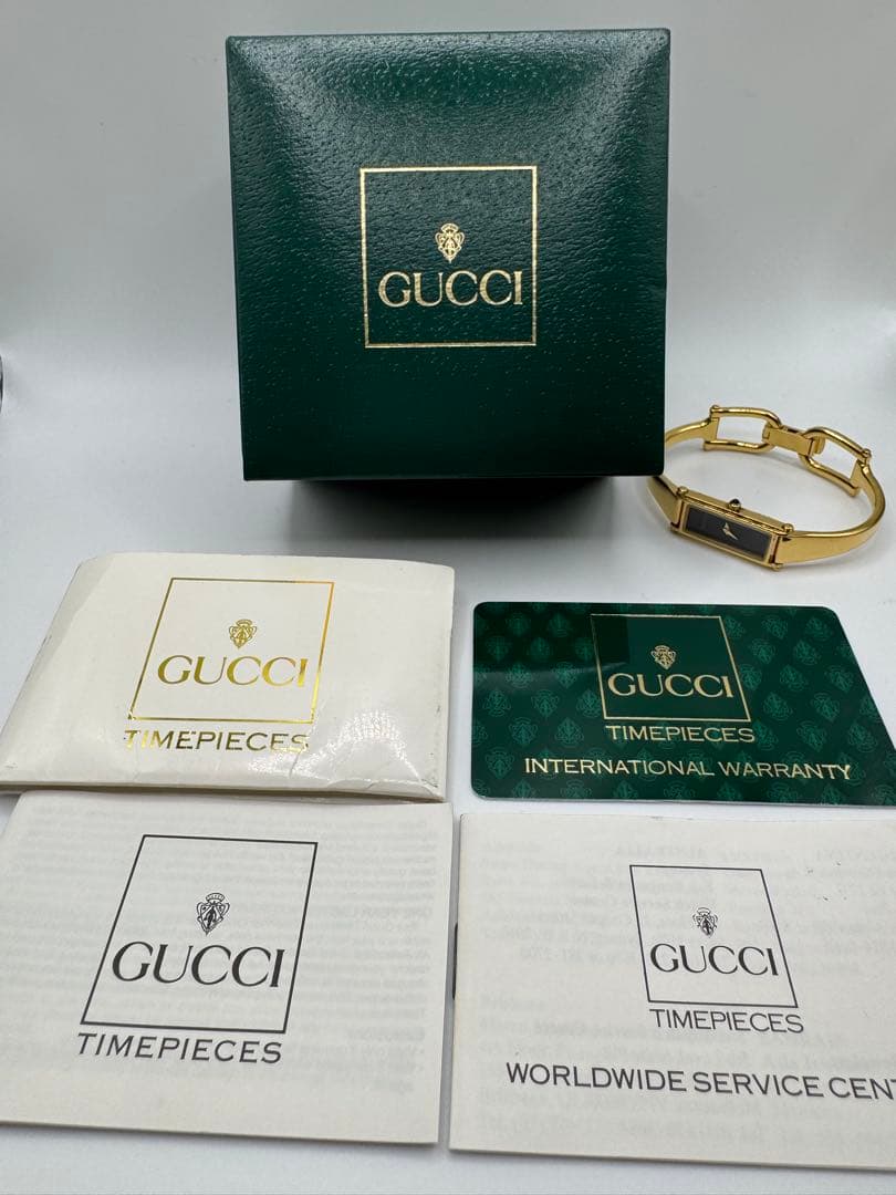 ブルドーザー様 電池交換済み【新同】GUCCIレディースゴールド