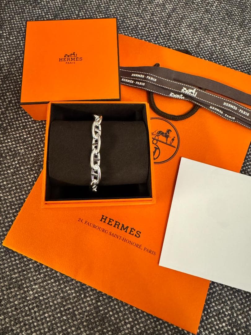 高野【正規店購入 新品未使用品】HERMES シェーヌダンクル GM 13