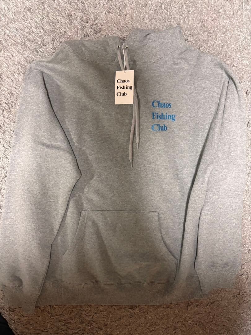 Chaos Fishing Club フード付きパーカー グレー Chaos Fishing Club】PRINCESS M HOODIE charcoal gray カオス